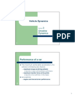 W4 Section 3 Driveline Dynamics