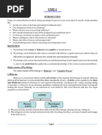 General Psychology - Dr. Thangapandian