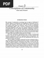 Conceptions of Community: Vast and Present