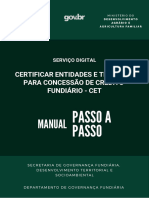 Manual Com Passo A Passo para Certificacao de Entidades e Tecnicos Cet Versao 3 0