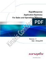 Application Summary Document - Sales Operations Planning