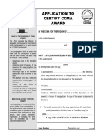 LRA 7.18 - Application To Certify CCMA Award 1