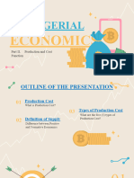 ECO 301B Part III. Production and Cost Function