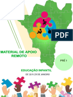 PRÉ I Adaptação 18 01 A 29 01