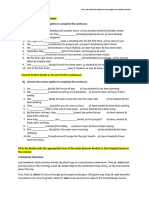 PPS, PPC and Past Simple Rev Test Upper Int - Student Version