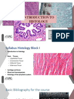 Introduction To Histology 2024-01