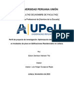 Plantilla Del Perfil de Proyecto