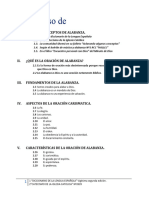 Esquema de El Curso de Alabanza