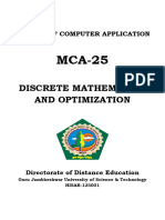 MCA-25 Discrete Mathematics