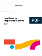 Handbook For Preparation Centres 2021