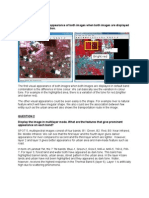 Describe The First Visual Appearance of Both Images When Both Images Are Displayed in Default Band Combination