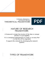 8 Theoretical Framework