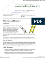 OSHA Stairways & Ladder Safety