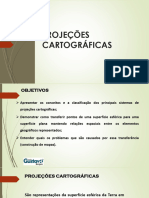 Cartografia - PROJEÇÕES CARTOGRÁFICAS