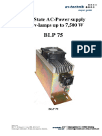 BLP 75 E Manual