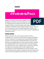 Capstone of Meesho