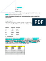 Comparative Degree (Grammar of Spoken)