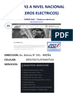 Empresas A Nivel Nacional Tableros Electricos