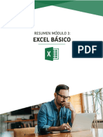 Resumen de Contenidos - Módulo 3 - Excel Básico - v2