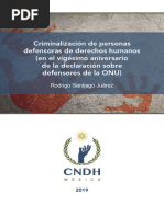 Criminalizacion Defensores DH