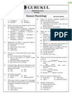 Human Physiology - Practice Sheet - NSEJS Batch 2024