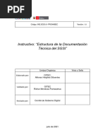 INS - SGSI.01-PRONABEC - Estructura de La Documentación Técnica