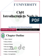 Chapter One Introduction Node Js