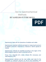 Introduction To Spectrochemical Methods 1