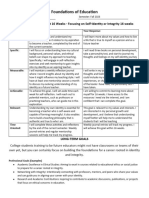 Portfolio Smart Long Term Goals and Reflection-1