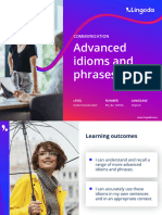 9) Advanced Idioms and Phrases