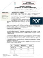 Acta 1º Evaluación 5º A