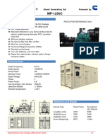 General Features: Diesel Generating Set Powered by