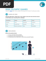 Student - S Version Risk - Olympic Games