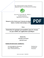 Bourenane Menad (Génération de Topologies Personnalisées