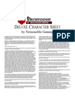 Deluxe Character Sheet