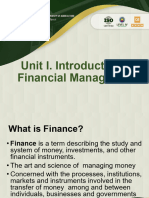 Introduction To Financial Management