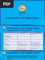 Instruments in Engine Room