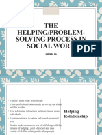 Problem Solving Helping Process in SW