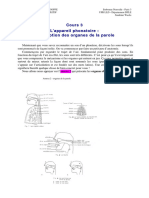 Cours 03 - Lappareil Phonatoire - Description Des Organes de La Parole