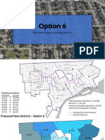 Detroit City Council Proposed Districts - Option 6