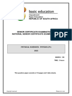 Physical Sciences P1 May-June 2023 Eng