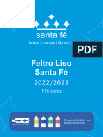 Catálogo de Feltro Liso Santa Fé - COMPLETO