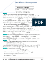 Exercie - Primitives - Intégrales TSE Total LKMD 2023 - 24