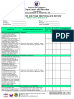 SDO SGOD F027 ME Tool MidYear Performance Review For PROFICIENT Teachers