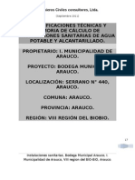 Agua Potable y Alcantarillado ARAUCO