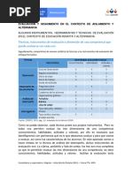 Instrumentos Evaluacioon Sugeridos para Ambientes Hibridos Aprendizaje