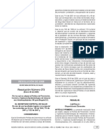 Politica de Prevencion, Control y Vigilancia Epidemiologica de Infecciones Intrahospitalarias (IIH) para Bogota D.C. Resolucion 073 de 2008