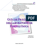 Guía de Practicas de Laboratorio de Fisicoquimica