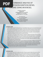 Performance Anlysis of Compression Ignition Diesel Engine Using