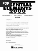 Essential Elements 1, Conductor en